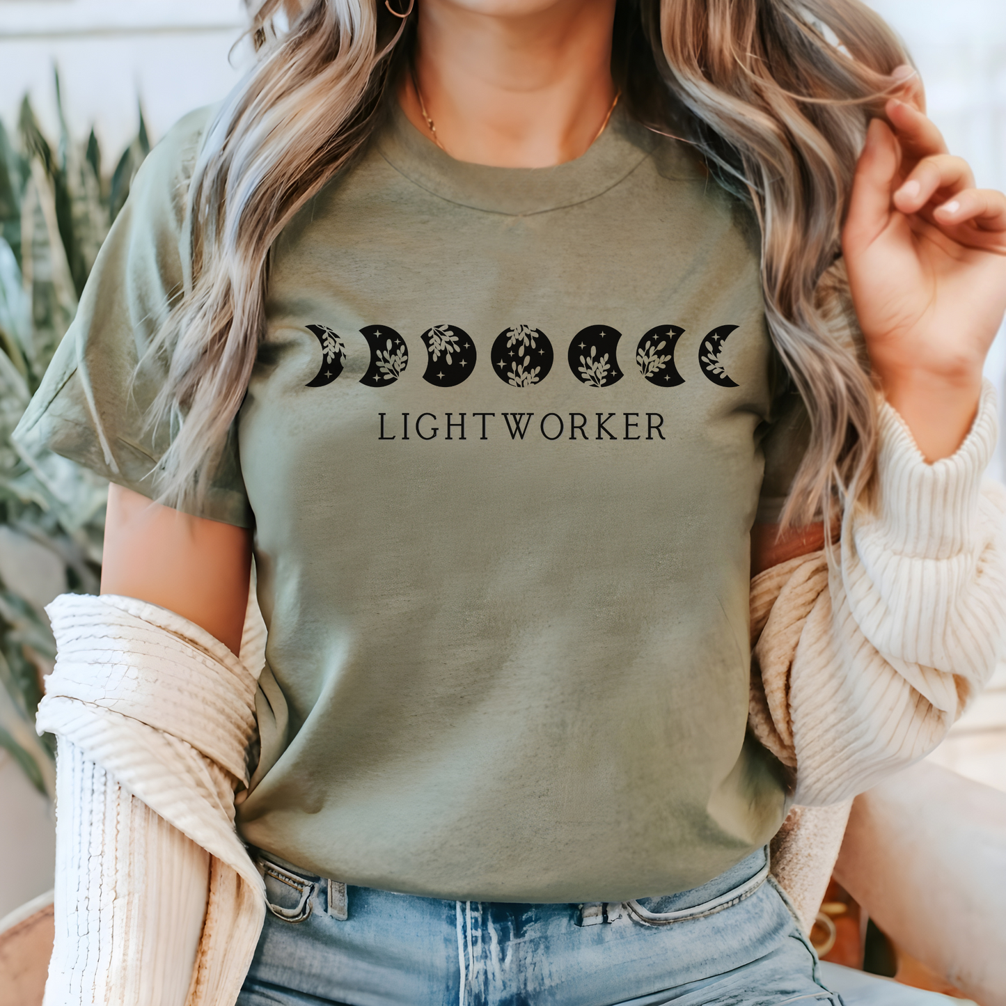 Moon Phase Lightworker T-Shirt