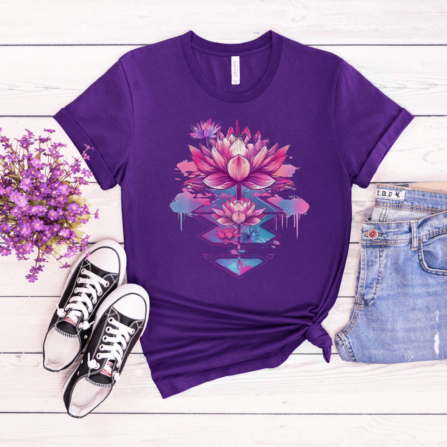 Pink Lotus Flower T-Shirt