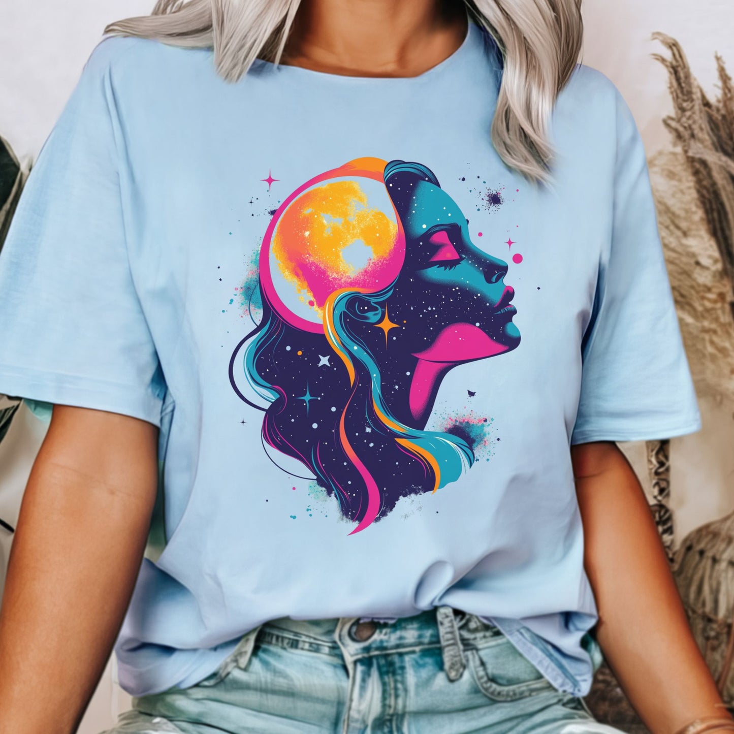 Vintage Moon Goddess T-Shirt