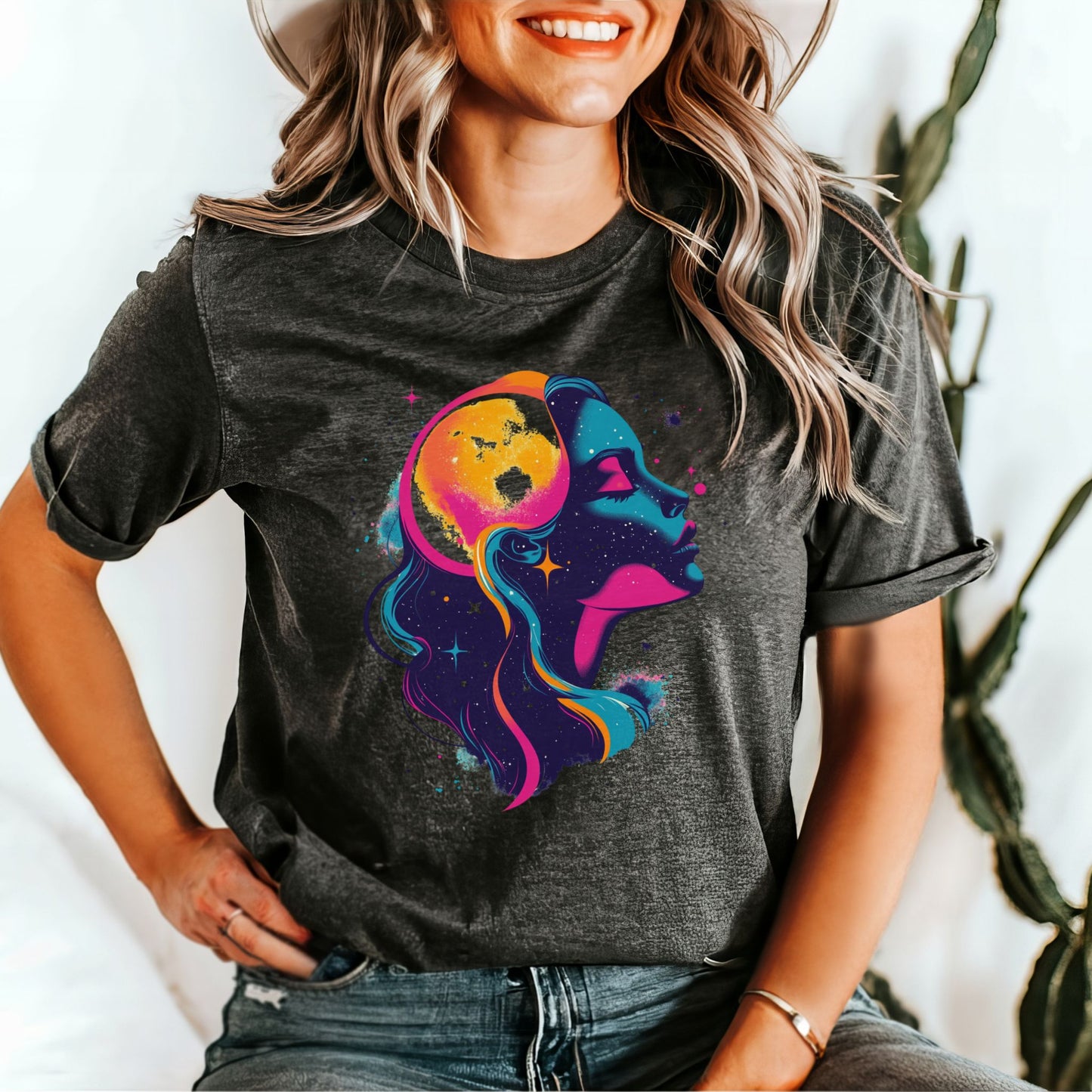 Vintage Moon Goddess T-Shirt