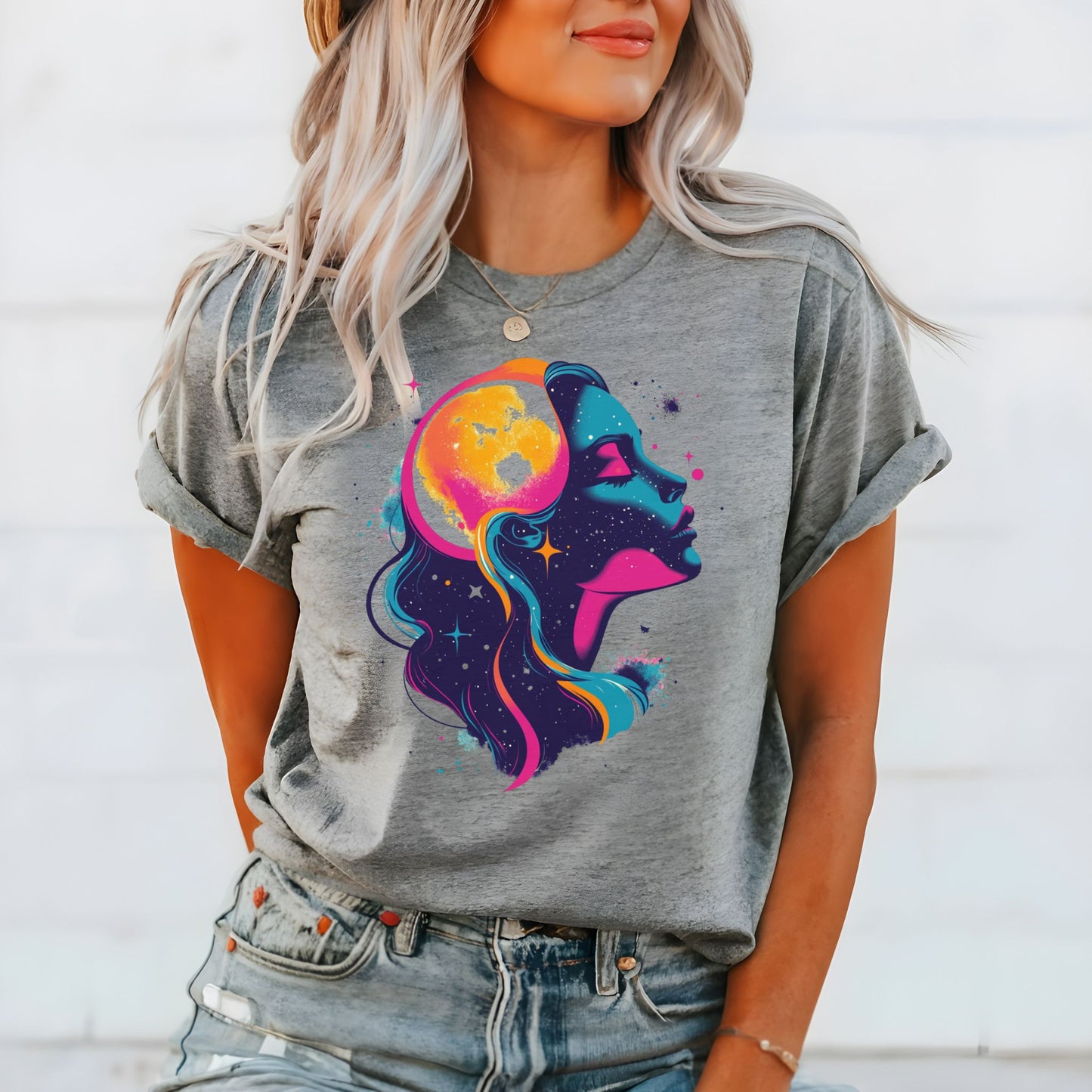Vintage Moon Goddess T-Shirt