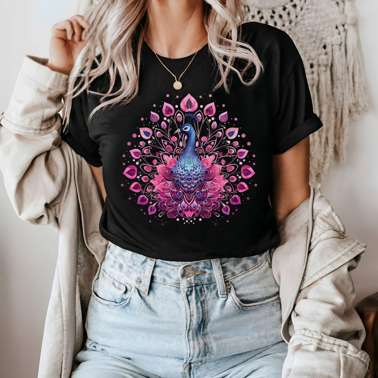 Cosmic Peacock T-Shirt