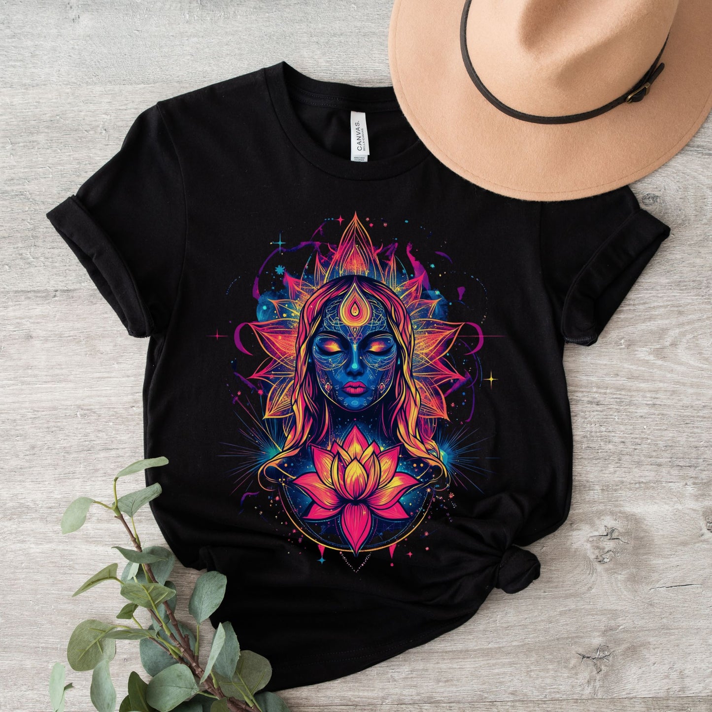 Blooming Lotus Goddess T-Shirt