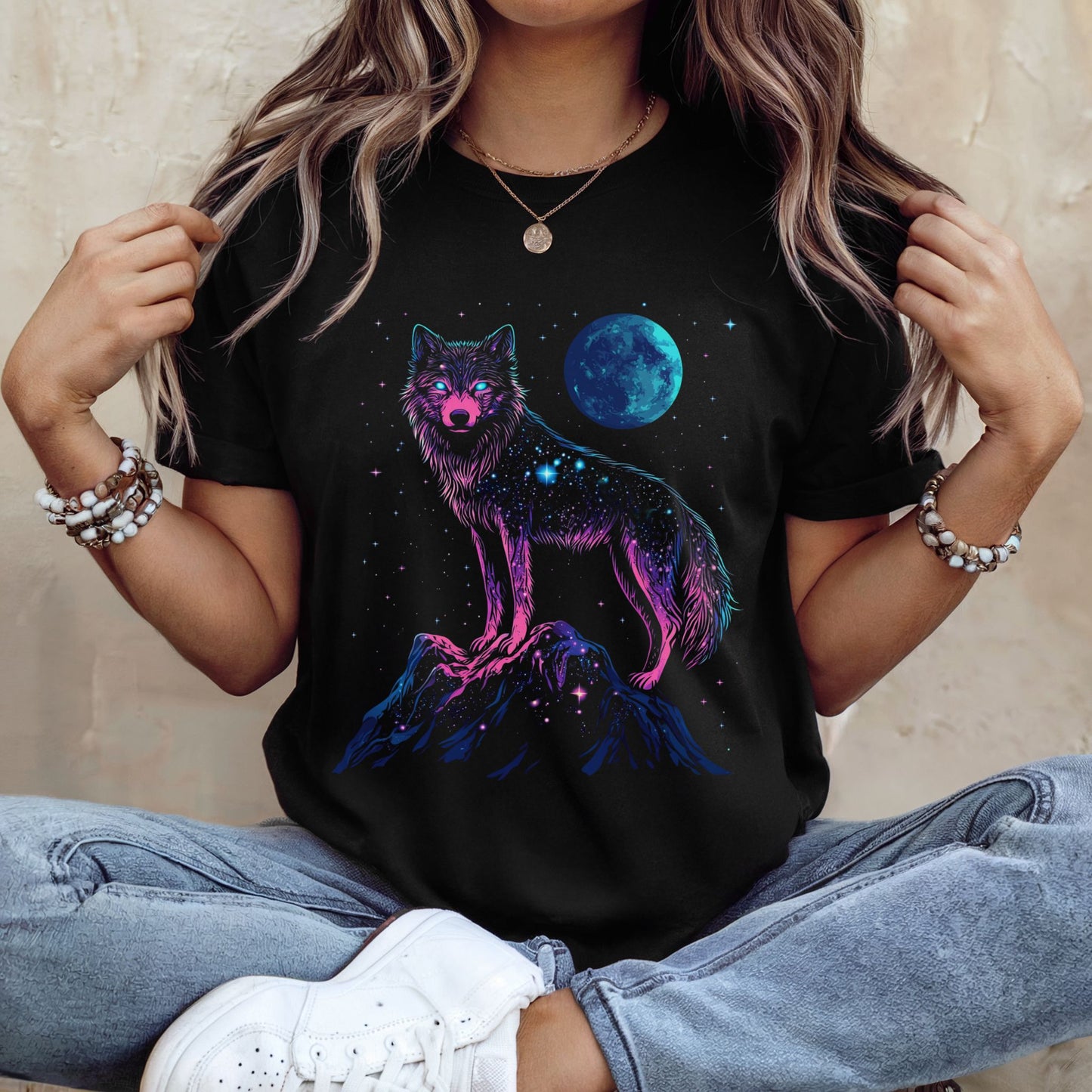 Galactic Guardian Wolf T-Shirt