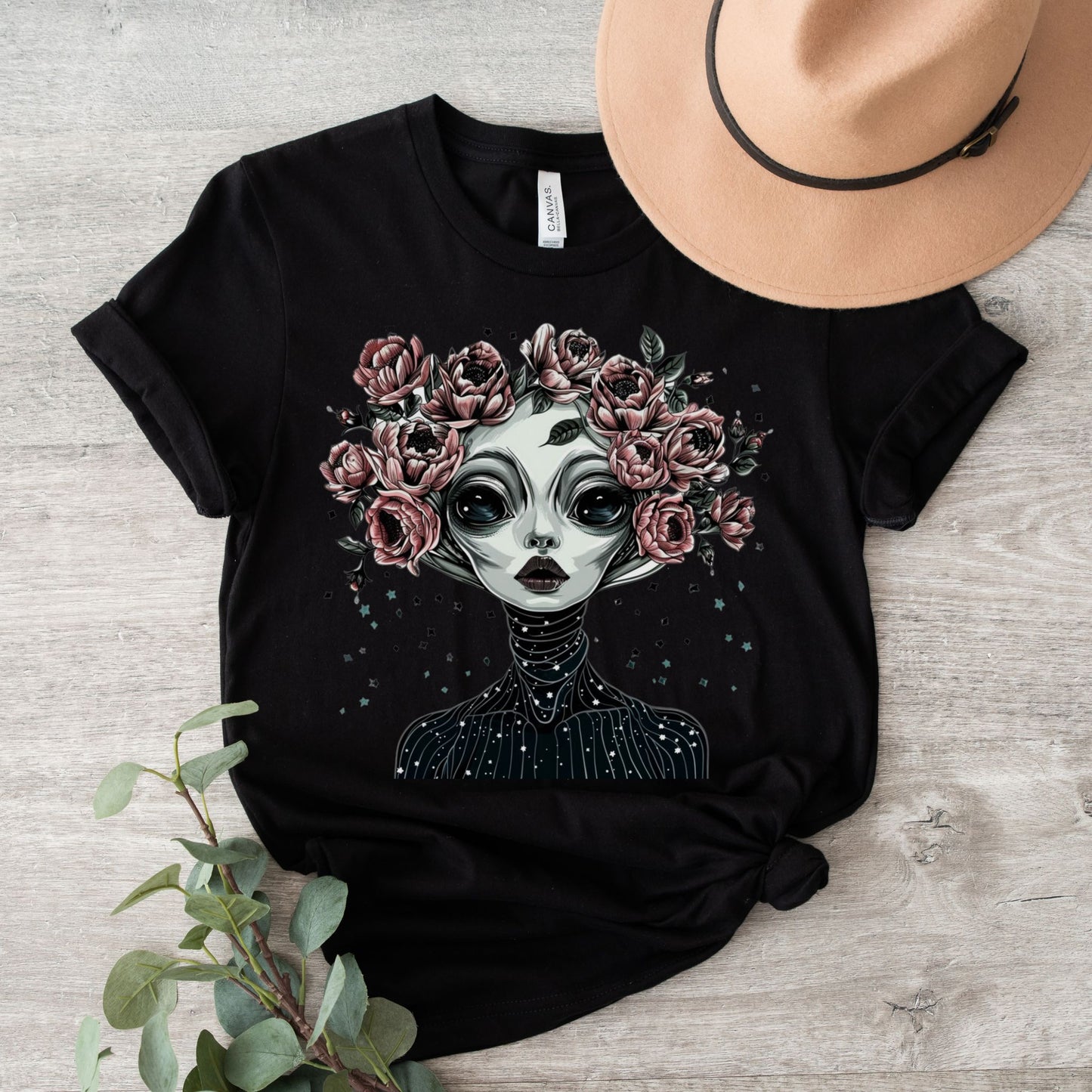 Alien Bloom Goddess T-Shirt
