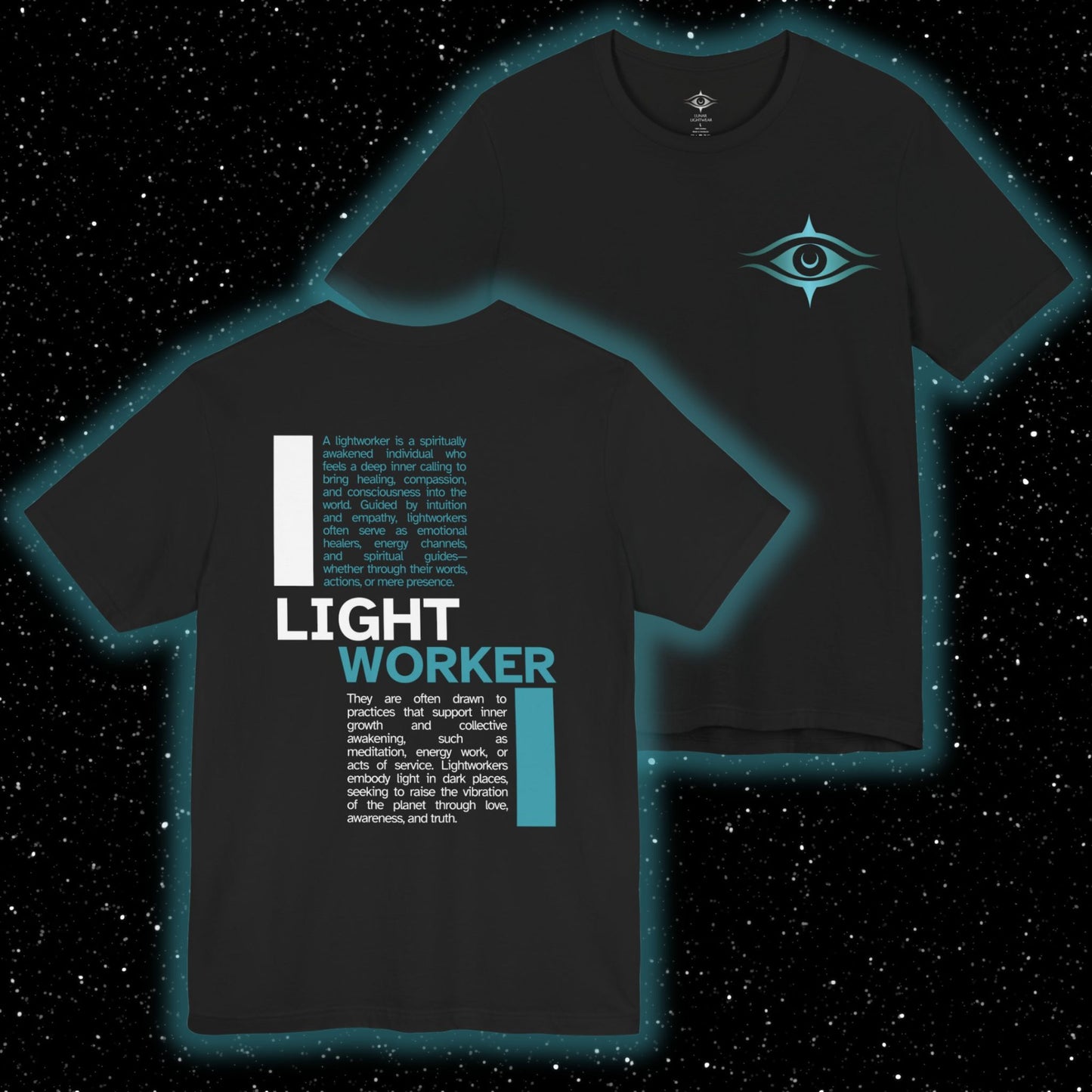 The Lightworker Definition T-Shirt Blue