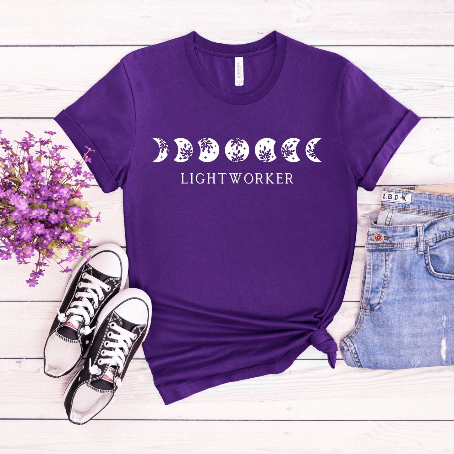 Moon Phase Lightworker T-Shirt