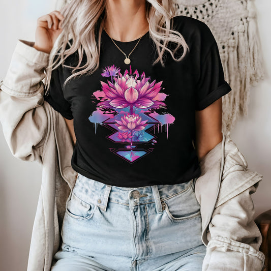 Pink Lotus Flower T-Shirt