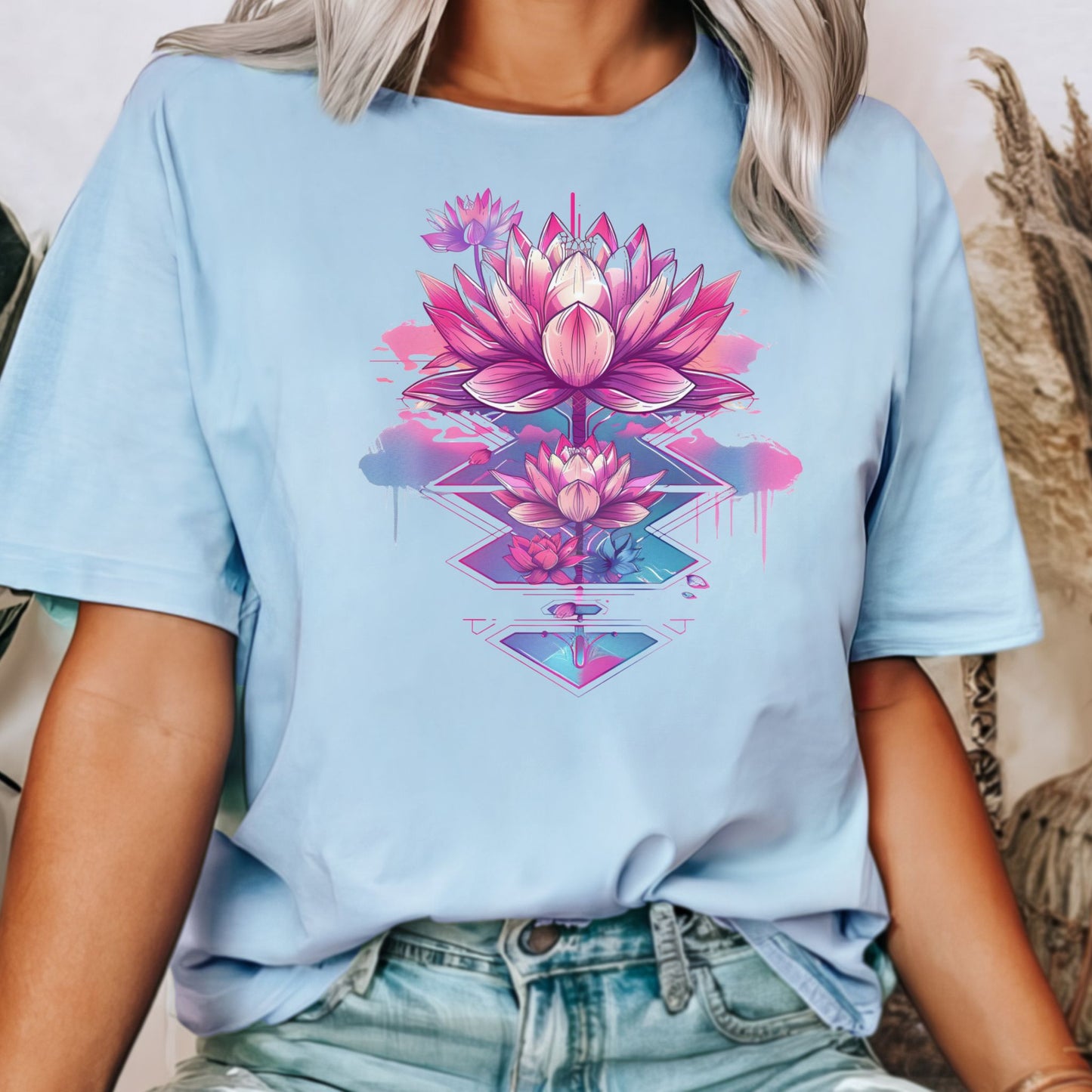 Pink Lotus Flower T-Shirt