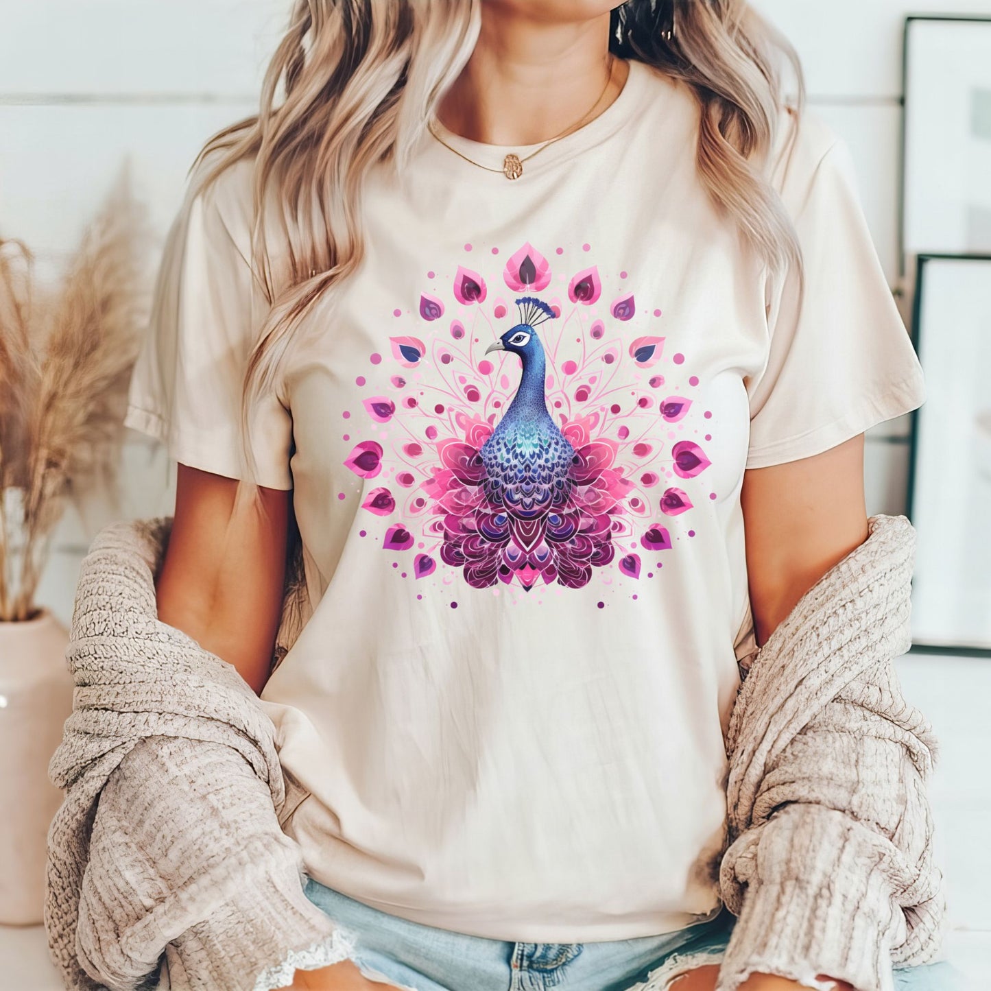 Cosmic Peacock T-Shirt