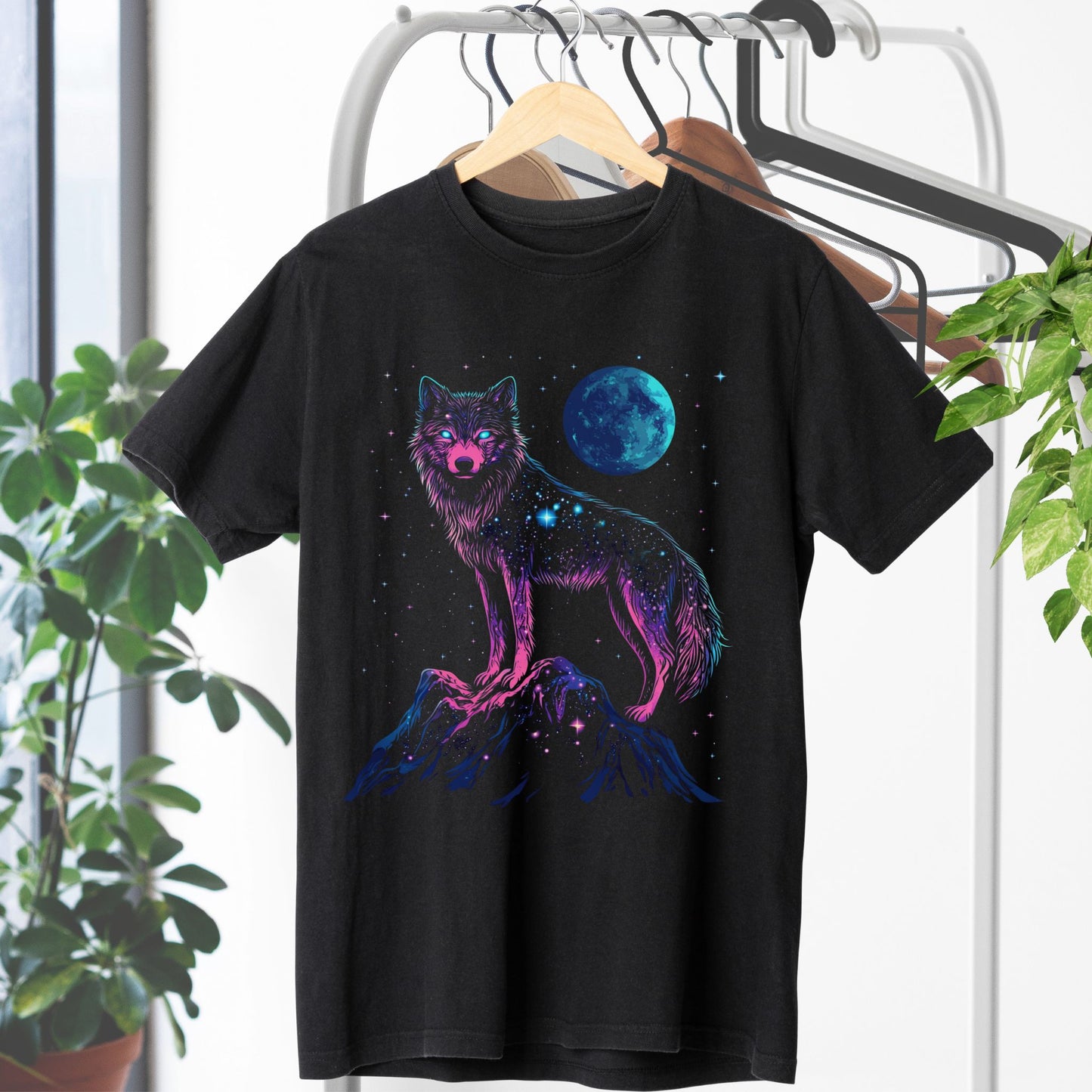 Galactic Guardian Wolf T-Shirt