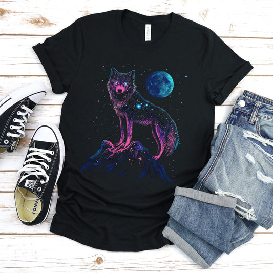 Galactic Guardian Wolf T-Shirt