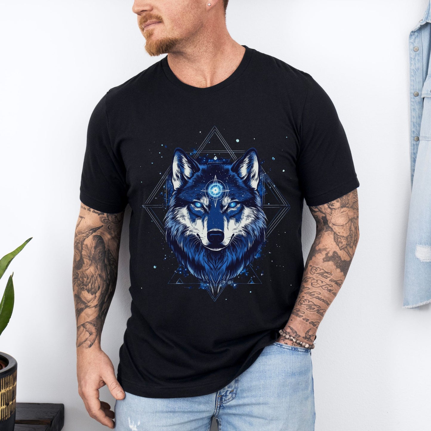 Galactic Spirit Wolf T-Shirt