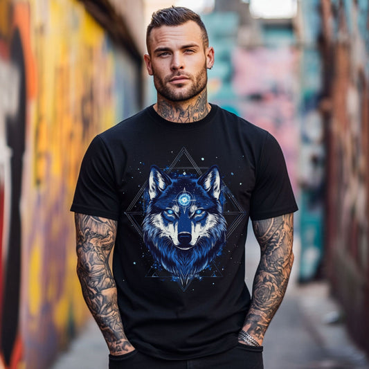 Galactic Spirit Wolf T-Shirt