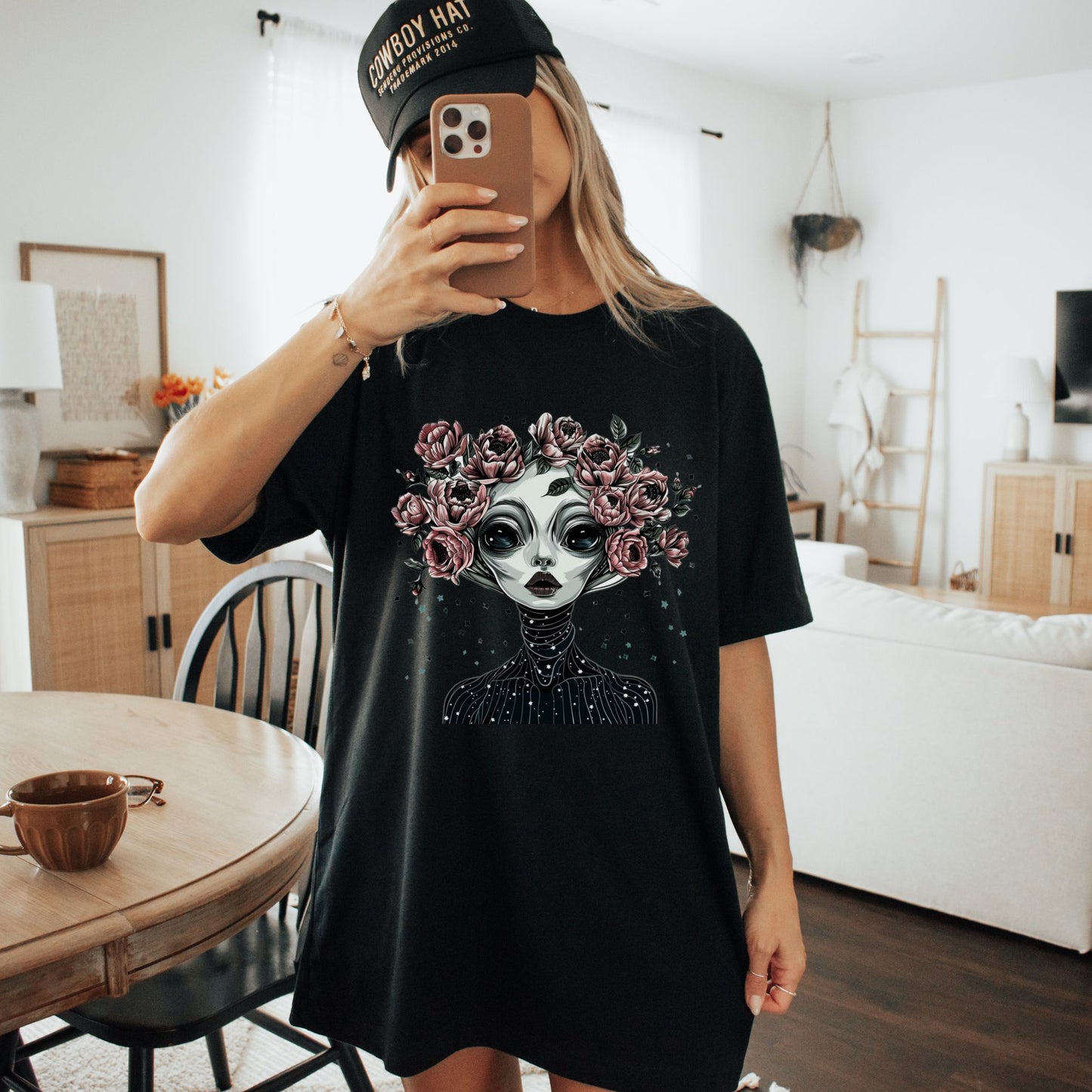 Alien Bloom Goddess T-Shirt