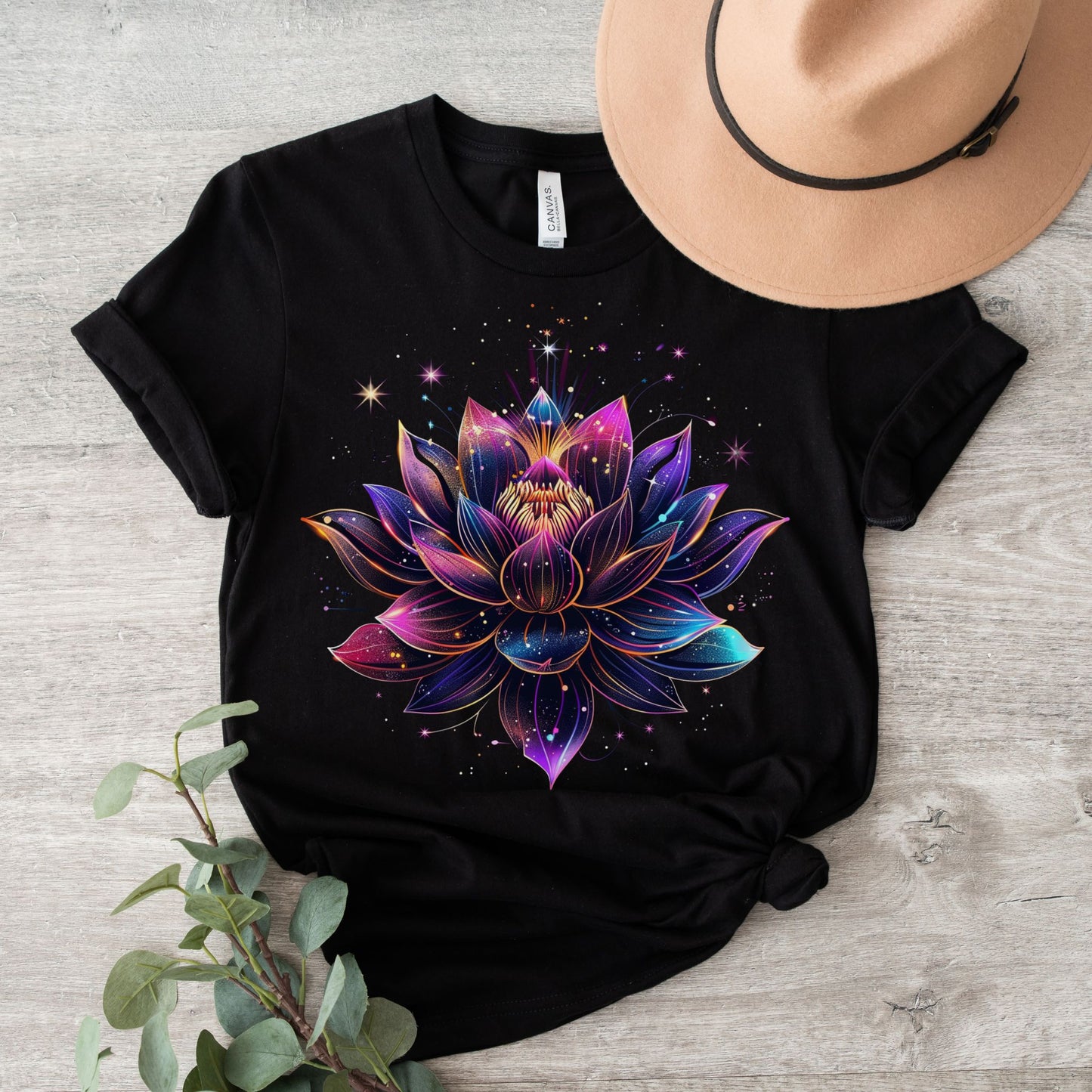 Celestial Lotus Bloom T-Shirt