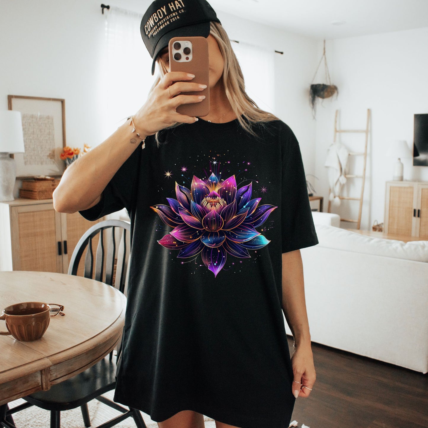 Celestial Lotus Bloom T-Shirt