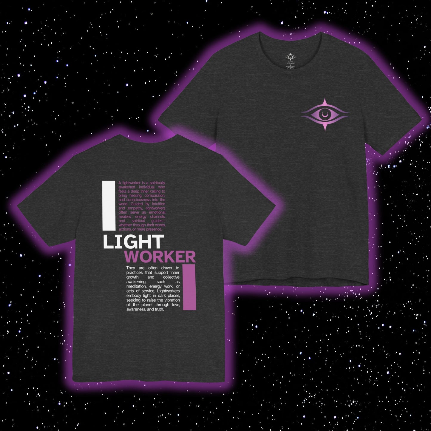 The Lightworker Definition T-Shirt Purple