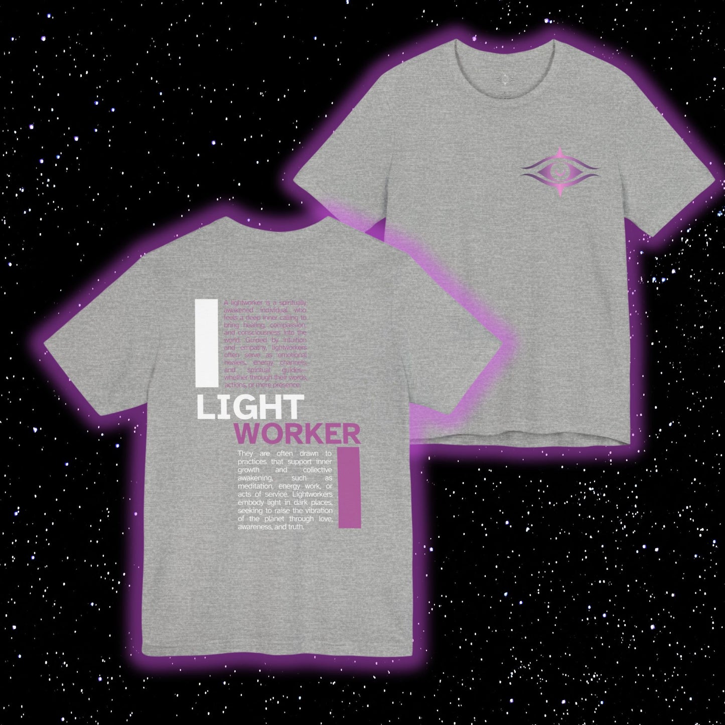 The Lightworker Definition T-Shirt Purple