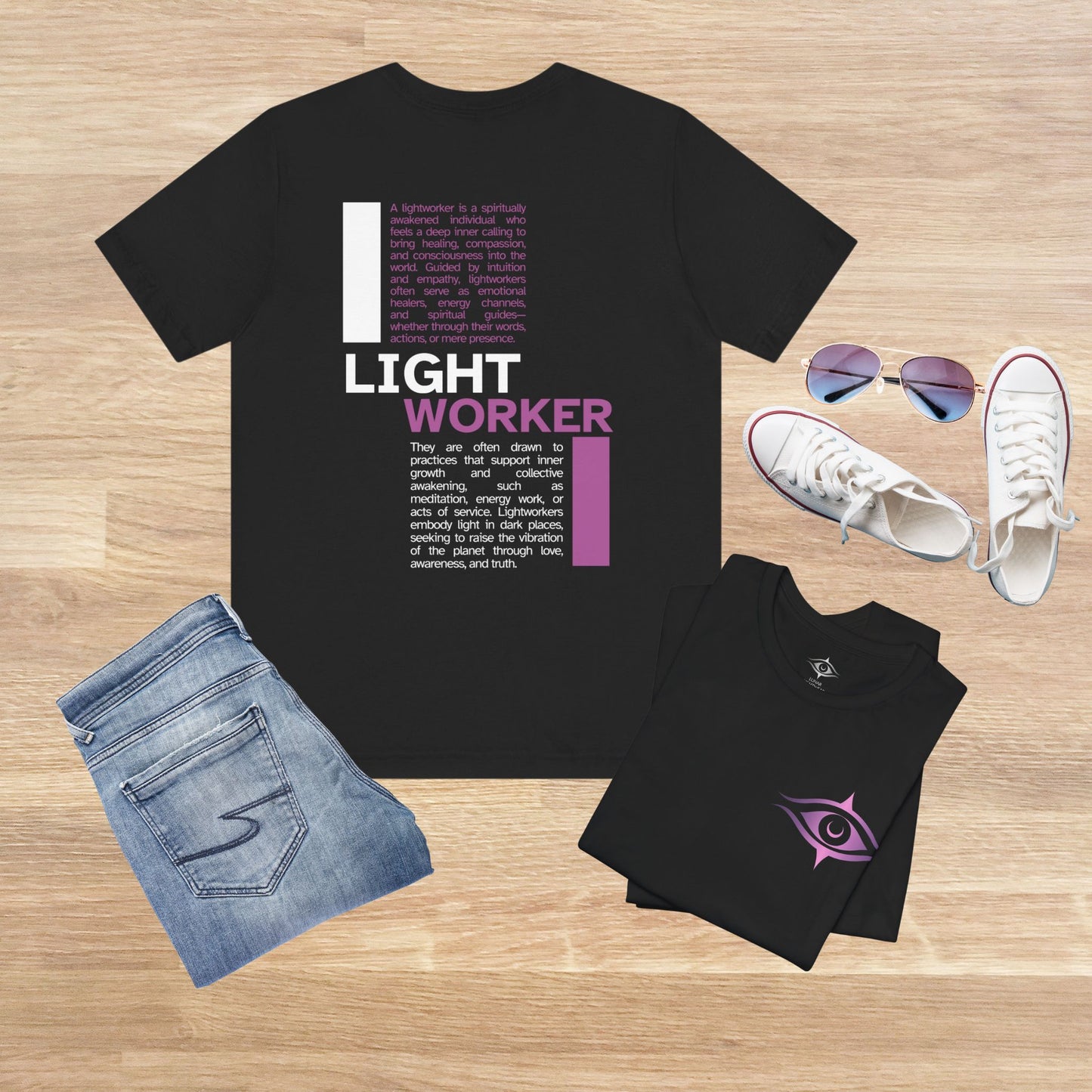 The Lightworker Definition T-Shirt Purple