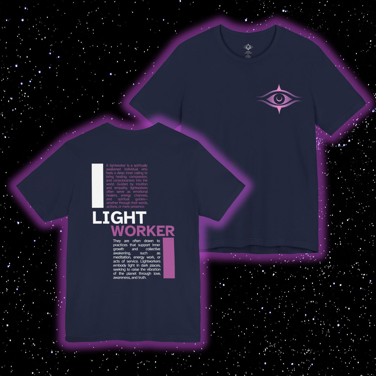 The Lightworker Definition T-Shirt Purple