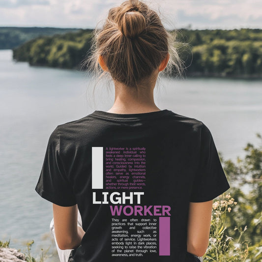 The Lightworker Definition T-Shirt Purple
