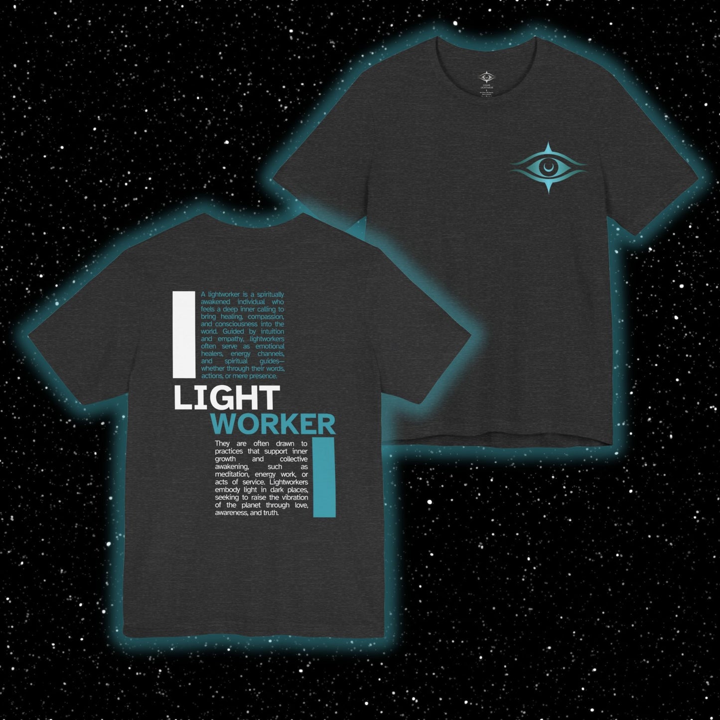 The Lightworker Definition T-Shirt Blue