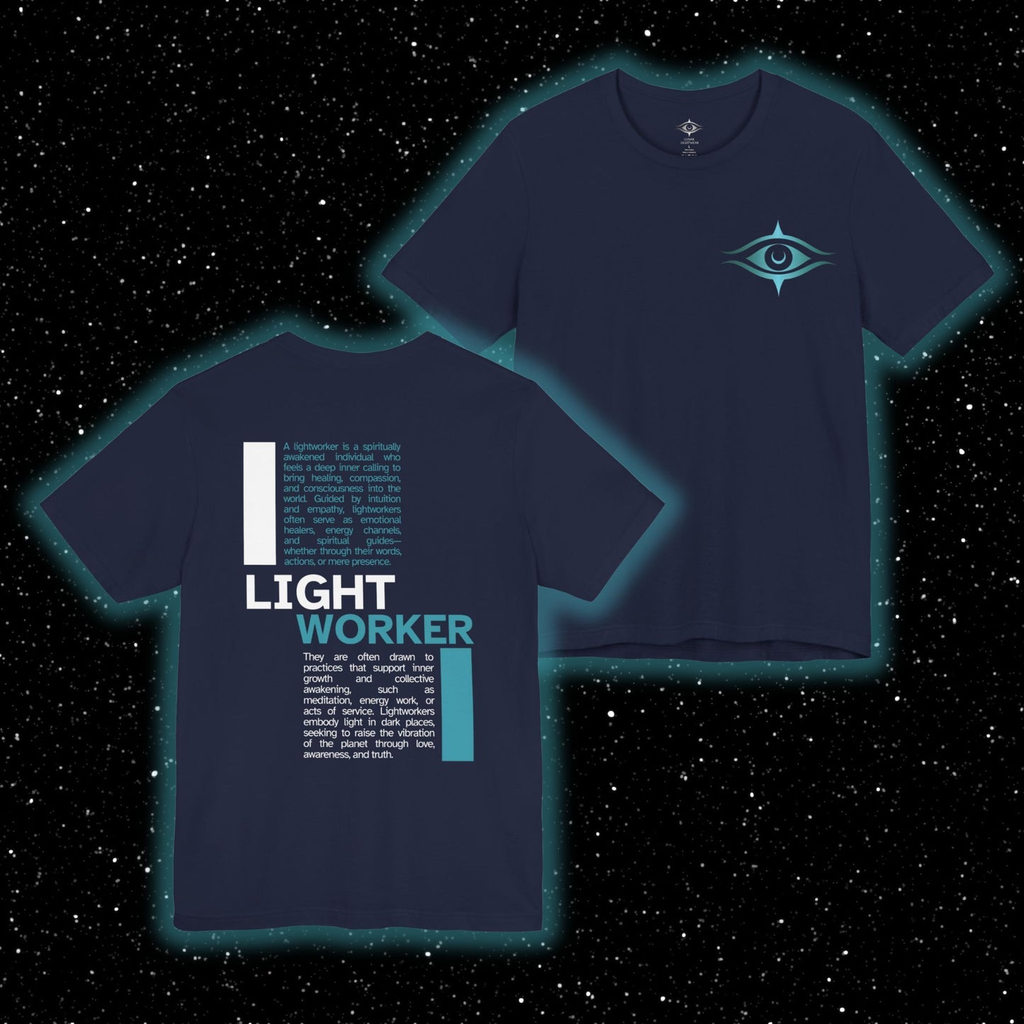 The Lightworker Definition T-Shirt Blue