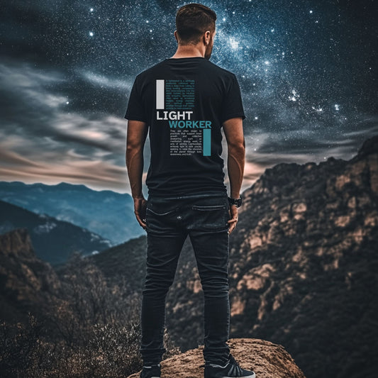 The Lightworker Definition T-Shirt Blue