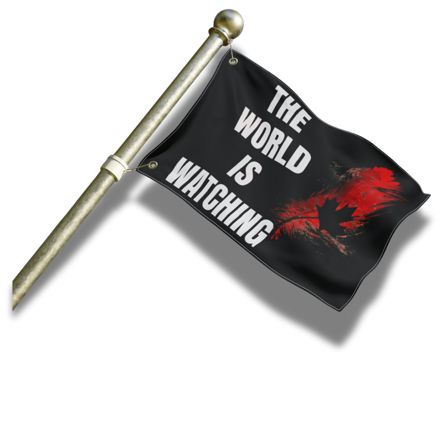 The World Is Watching Flag
