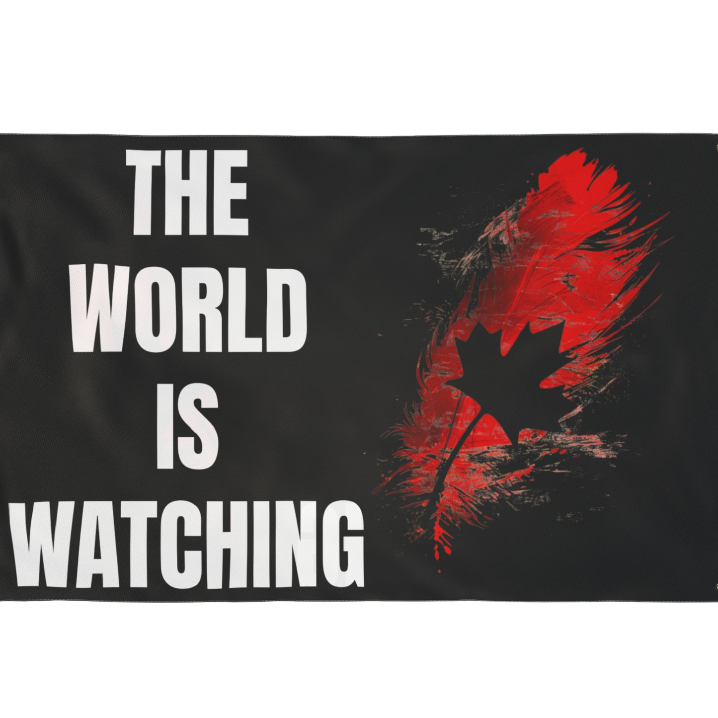The World Is Watching Flag