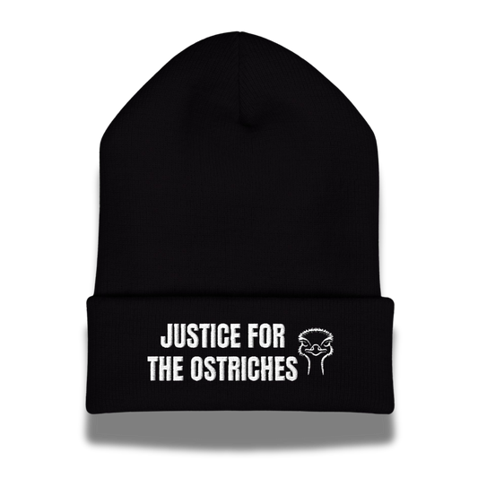 Justice For The Ostriches 2.0 Toque