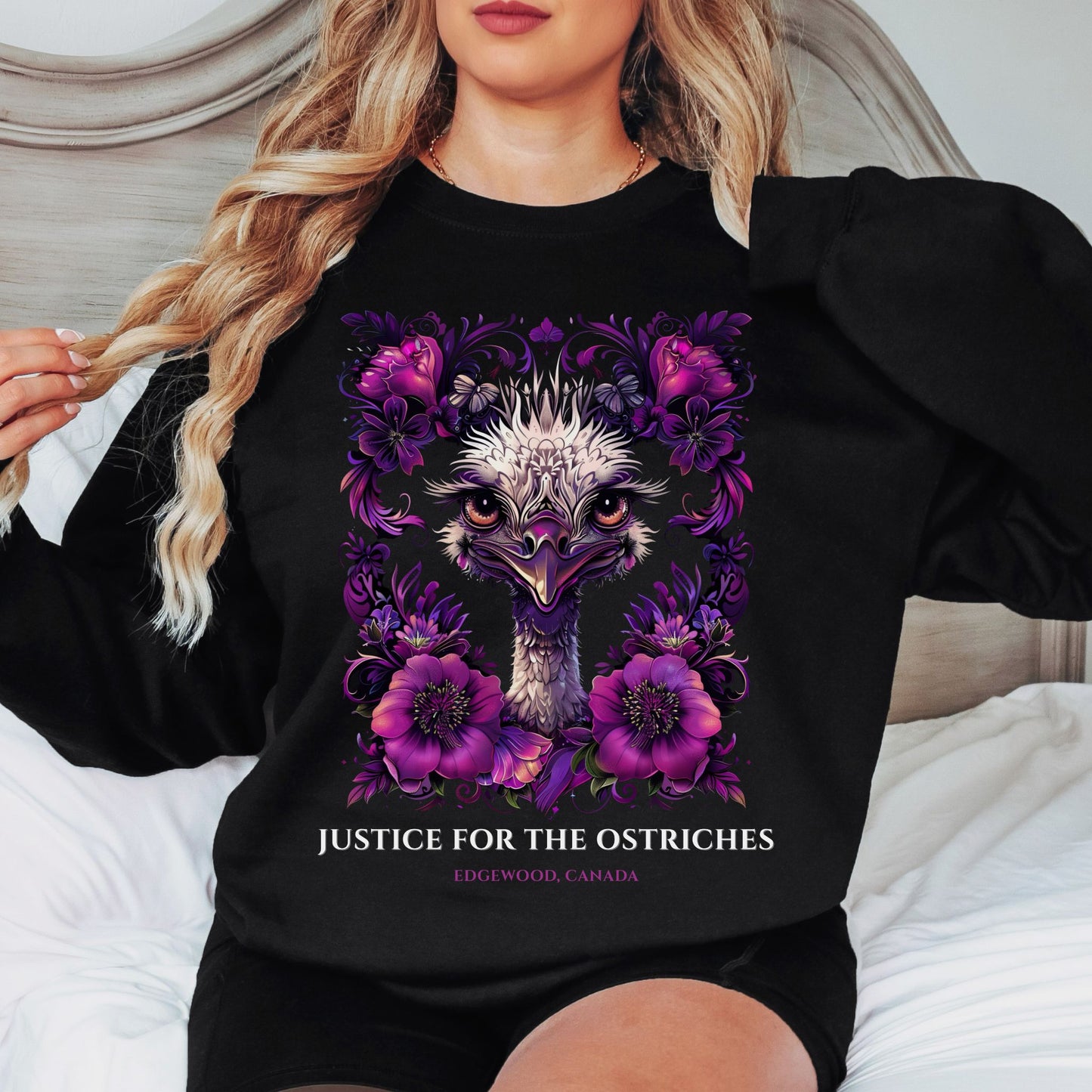 Justice For The Ostriches Sweatshirt