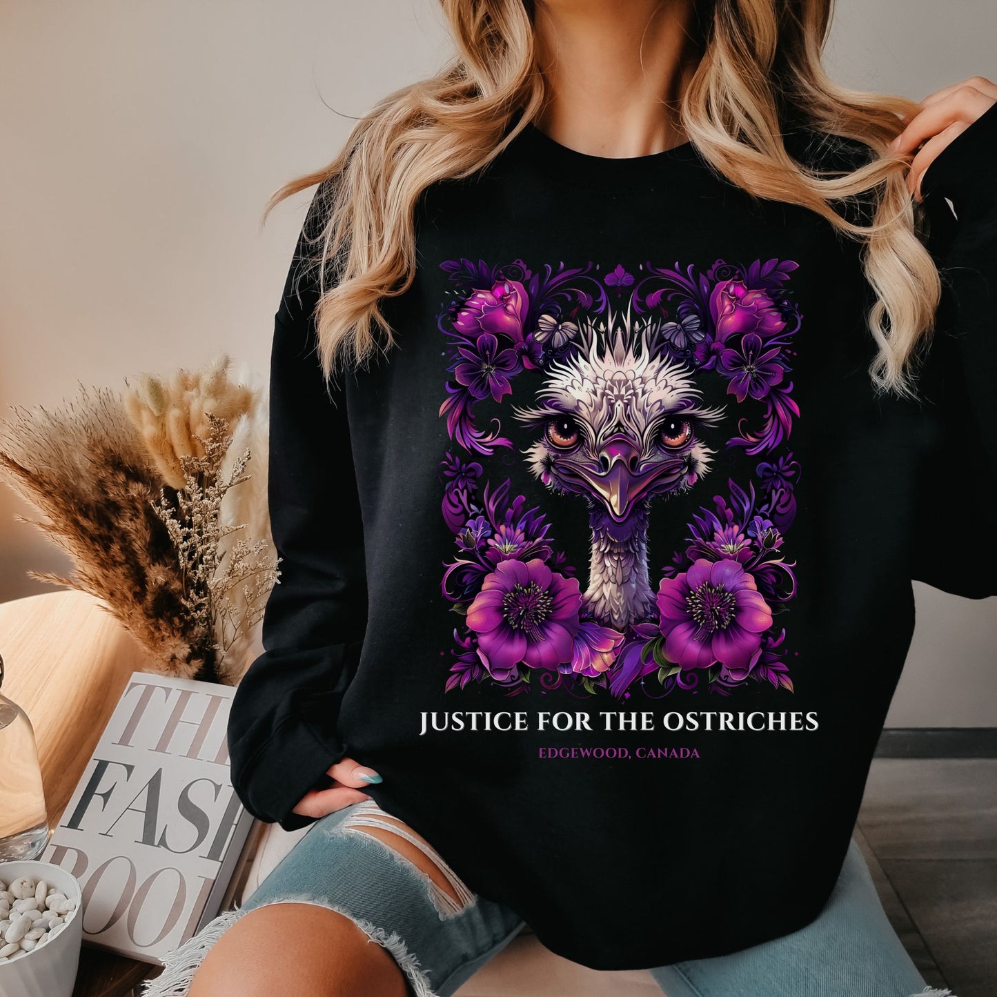 Justice For The Ostriches Sweatshirt