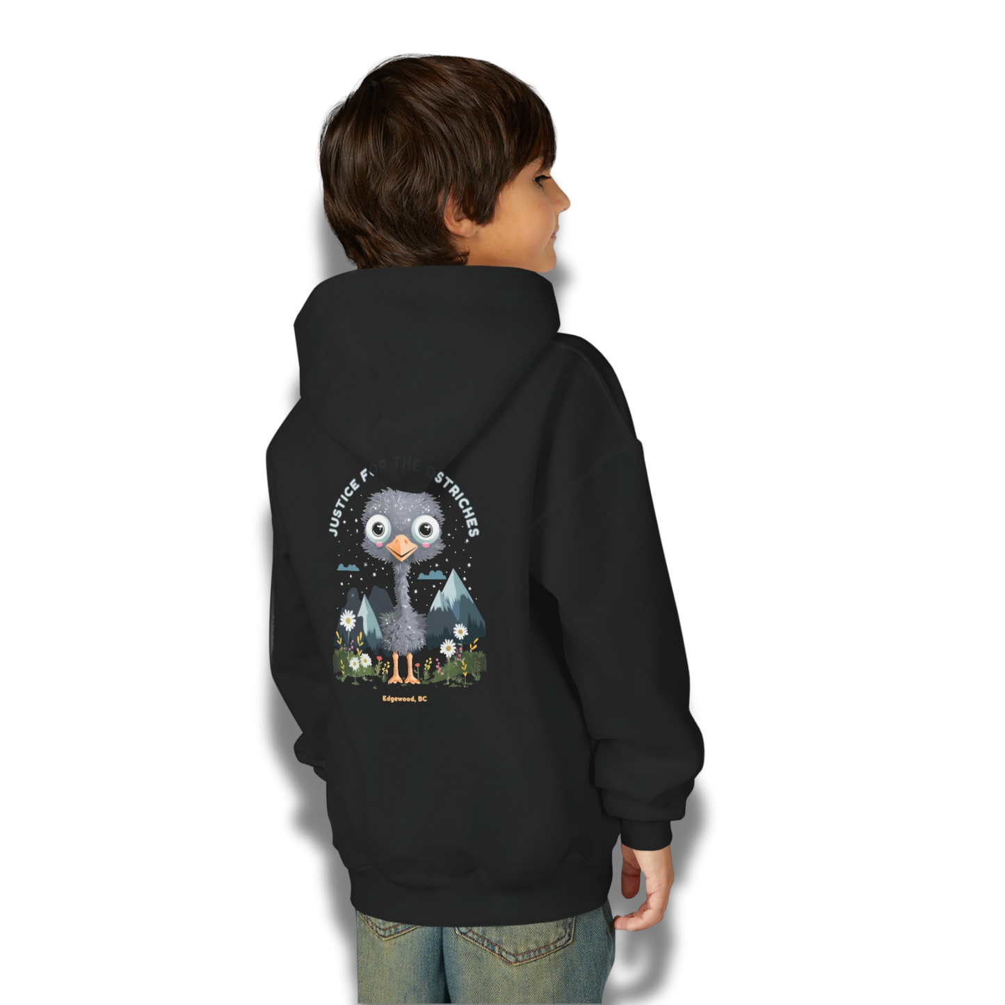 Justice For The Ostriches Kids Hoodie