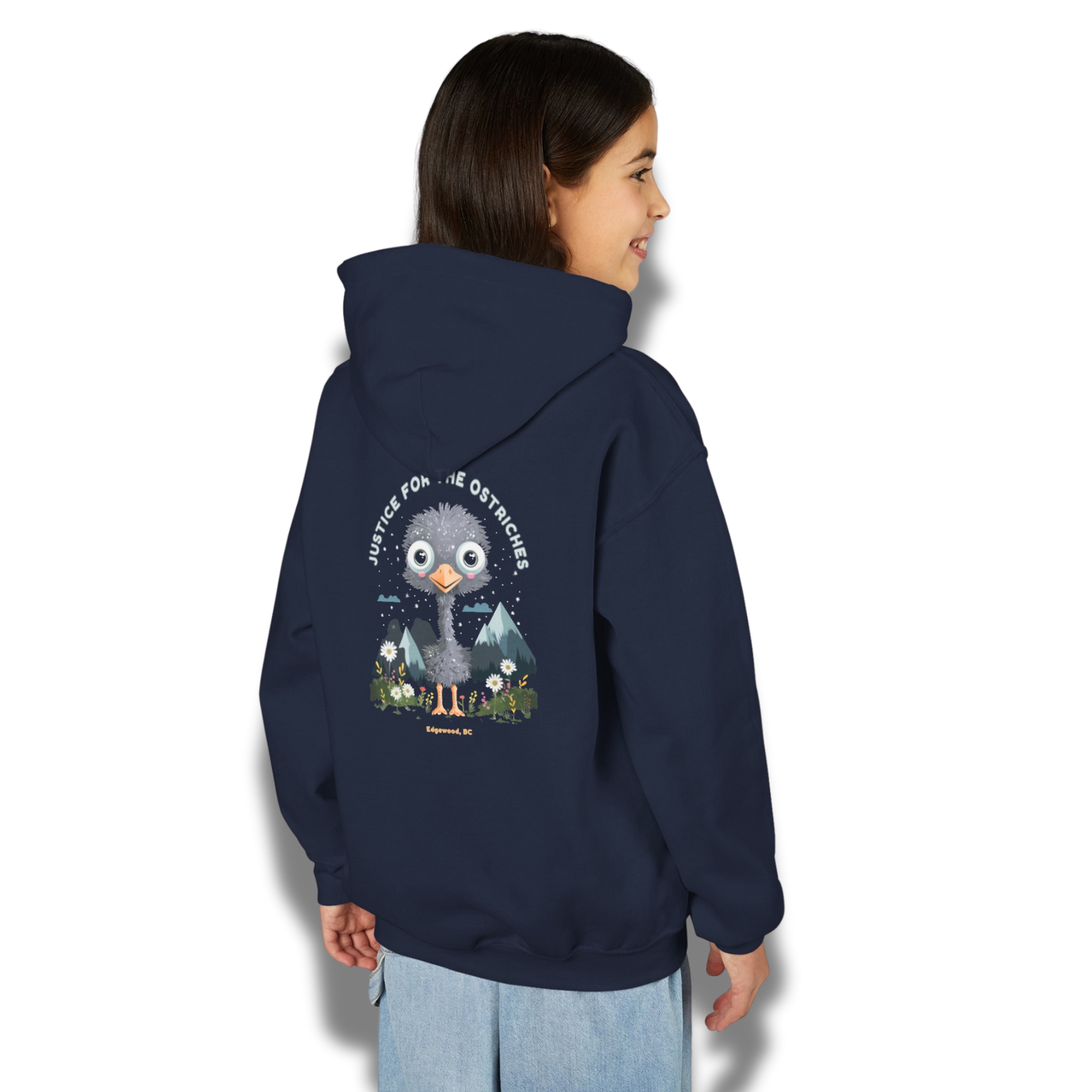 Justice For The Ostriches Kids Hoodie