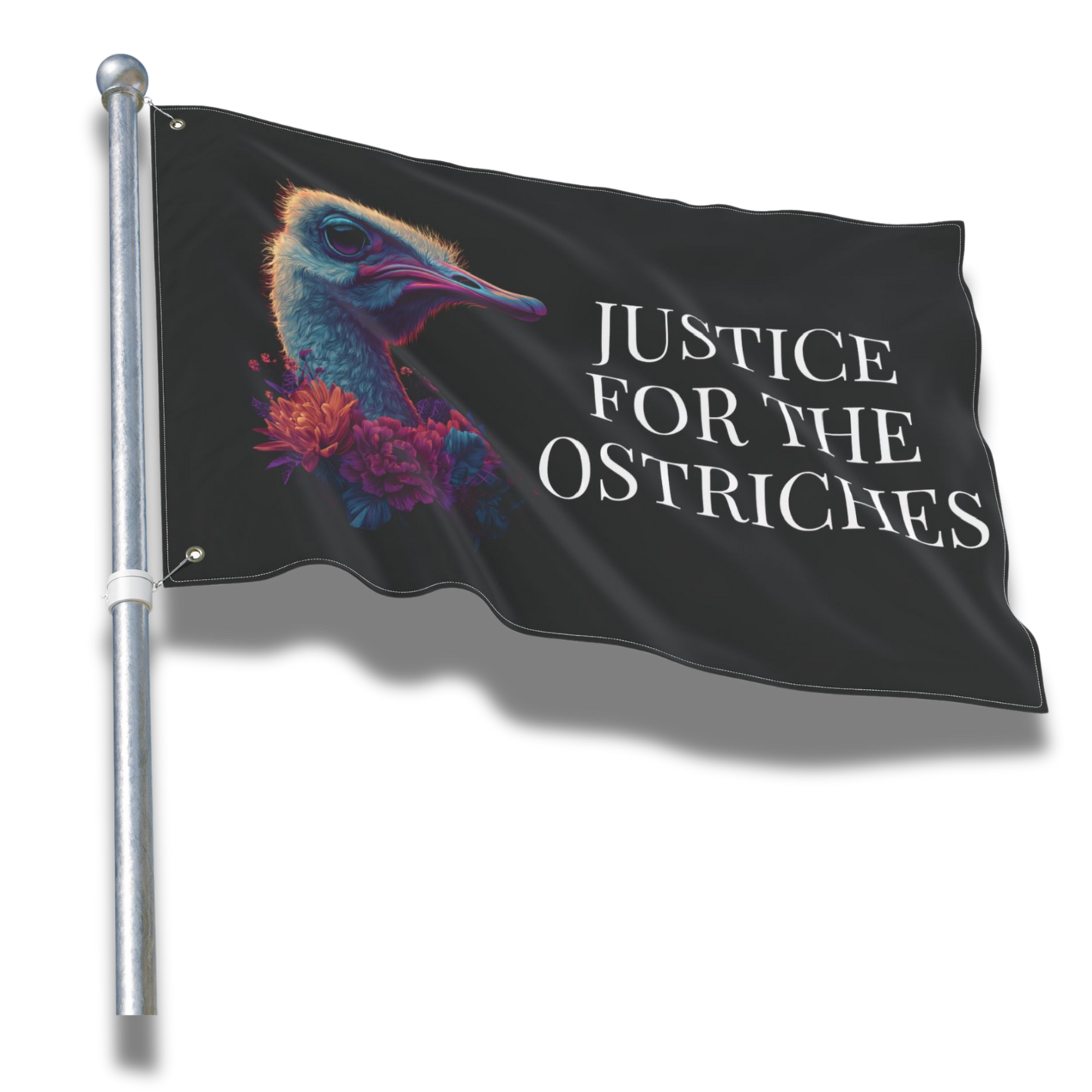 Justice For The Ostriches Flag