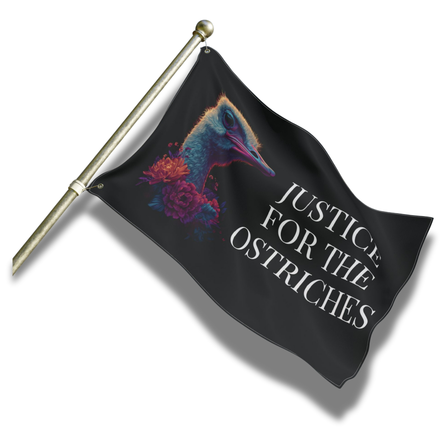 Justice For The Ostriches Flag