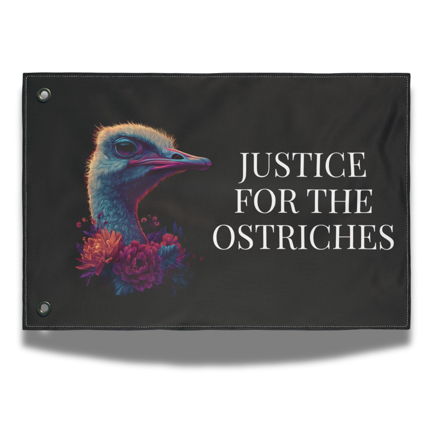 Justice For The Ostriches Flag