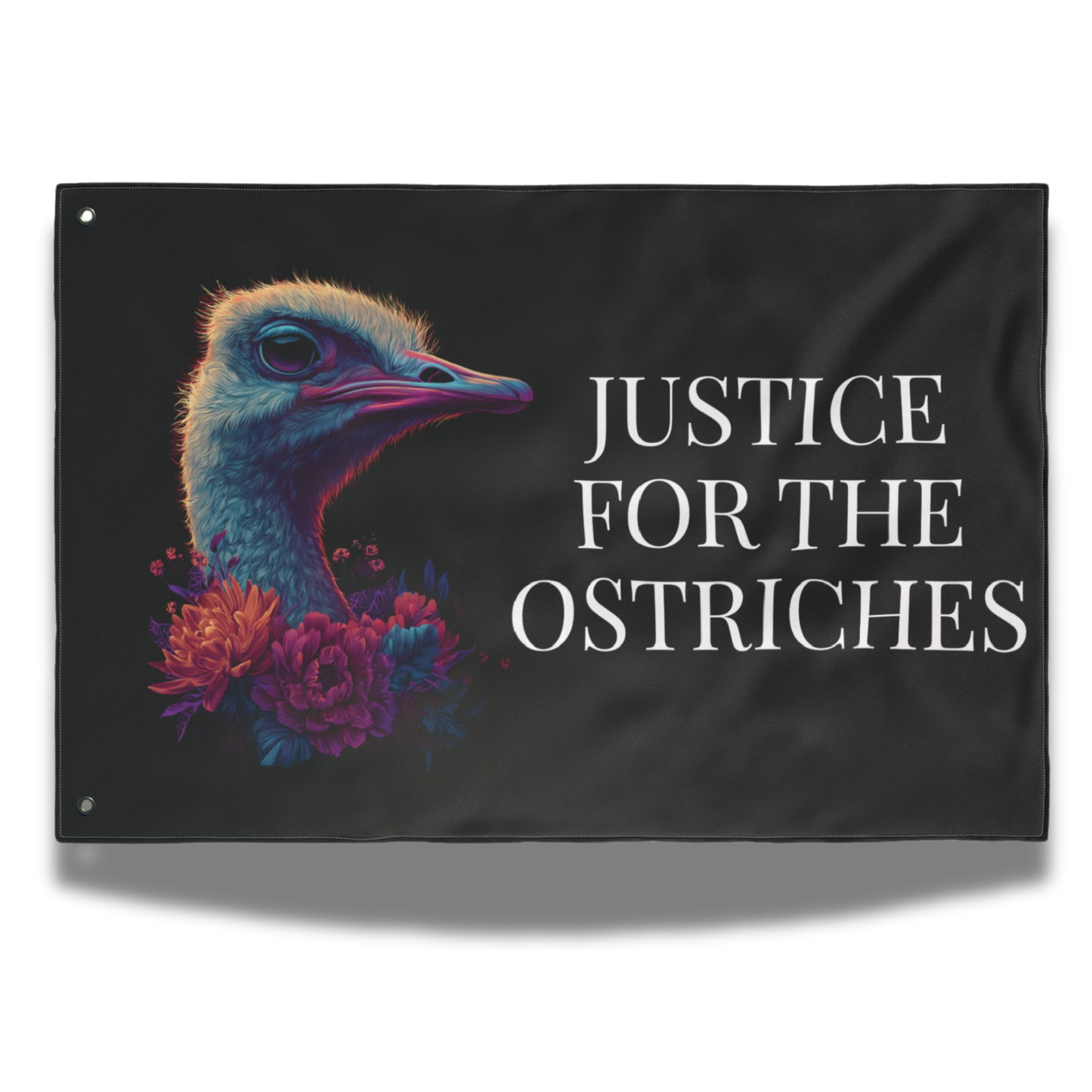Justice For The Ostriches Flag
